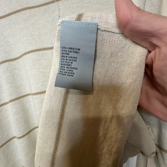 Mens Quiksilver sweater sz XXL lightweight beige.  E1.2 - Picture 3 of 12